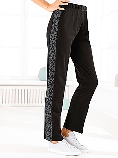 Leopard Trim Lounge Pants product image (942720.BK.3.1_WithBackground)