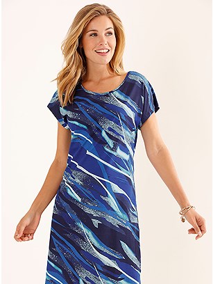 Allover Print Beach Dress product image (980257.TQNV.1.1_WithBackground)