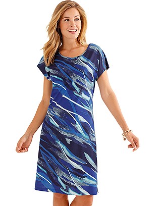 Allover Print Beach Dress product image (980257.TQNV.1S)