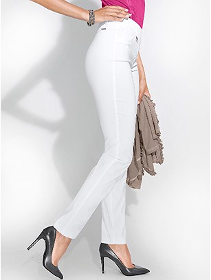 Elastic Waist Pants product image (B51162.WH.1.2_WithBackground)