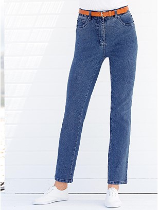 Elastic Waist Jean product image (B51503.BLUS.2.1_WithBackground)