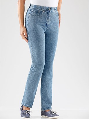 Elastic Waist Jean product image (B51503.FADE.1.1_WithBackground)