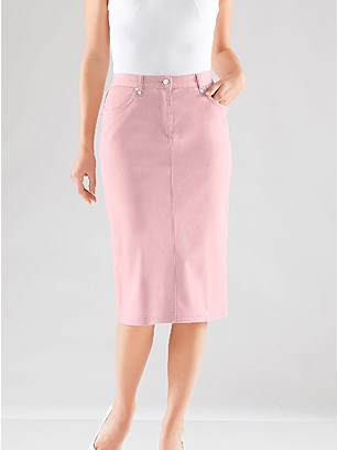 Embellished Skirt - Petite product image (B52108.SALM.1.3_WithBackground)
