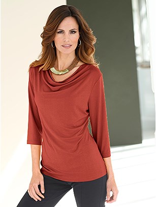 Cowl Neck Top  product image (B54133.CN.1.HE)