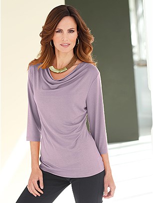 Cowl Neck Shirt product image (B54133.LV.2.372_WithBackground)