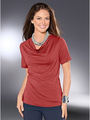 Cowl Neck Top product image (B54134.CN.1.HE)