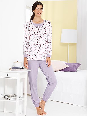 2 Pk Butterfly Printed Pajamas Set product image (C66689.LIPR.1.9_WithBackground)