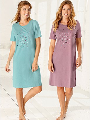 2 Pk Floral Nightgowns product image (C68358.MTMV.33s)
