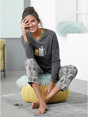 Cat Pattern Pajama Set product image (D70631.CCMO.1.7_WithBackground)