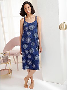 Allover Print Nightgown product image (D72548.RYMU.1.1_WithBackground)
