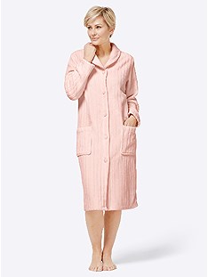 Button Down Fleece Dressing Gown product image (D83243.AP.3.1_WithBackground)