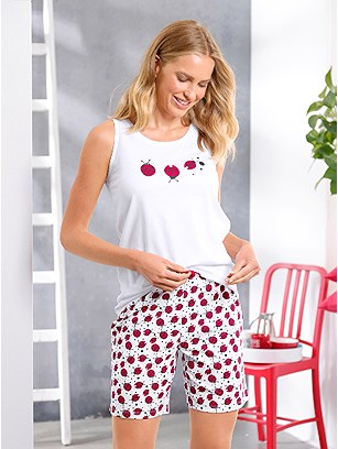 2 Pk Printed Pajama Shorts Set product image (E32402.WHRD.1.1_WithBackground)