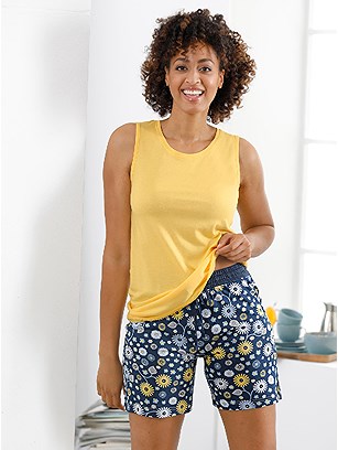 2 Pk Printed Pajama Shorts product image (E32404.DBMU.1.7_WithBackground)