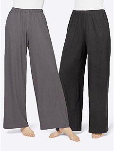 2 Pk Wide Leg Pants product image (E56329.BKCH.1.5_WithBackground)