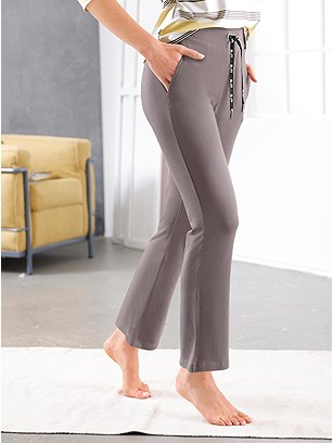 Drawstring Flare Pants product image (E79984.DKTP.1.1_WithBackground)