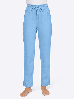 Elastic Waistband Pajama Pants product image (F05240.LB.2.20_WithBackground)