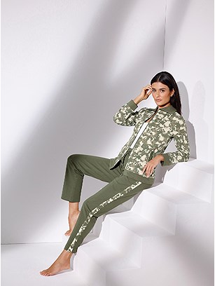 Printed Lounge Jacket product image (F05384.KHPR.1.6_WithBackground)