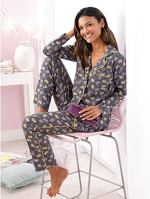 Floral Pajama Set product image (F05669.CHAR.J)