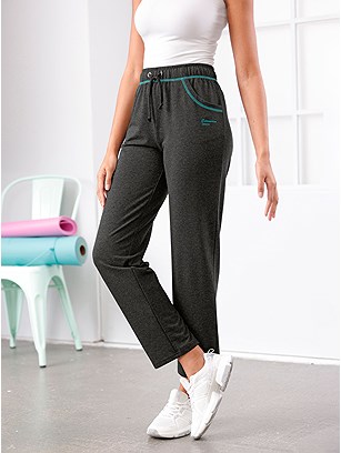 Contrast Trim Lounge Pants product image (F05689.CHAQ.J)