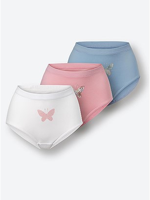 3 Pk Butterfly Print Briefs product image (F28698.MUPR.5.1_WithBackground)