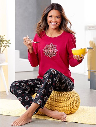 Mandala Print Pajama Set product image (F30569.RBPR.J)