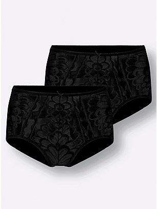 2 Pk Lace Front Briefs product image (F53725.BK.2.14_WithBackground)