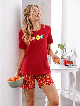 2 Pk Fruit Print Pajama Set product image (F54198.LPRP.5.7_WithBackground)