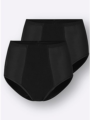 2 Pk Mesh Insert Control Briefs product image (F72385.BK.3.12_WithBackground)