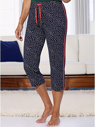 Printed Capri Sweatpants product image (H45944.NVGP.18S)
