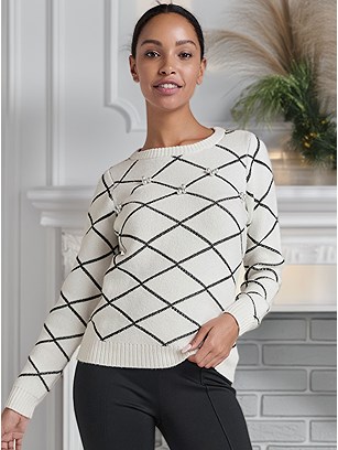 Pearl Embellished Sweater product image (Y227534-WHMU_22047956.4SS)