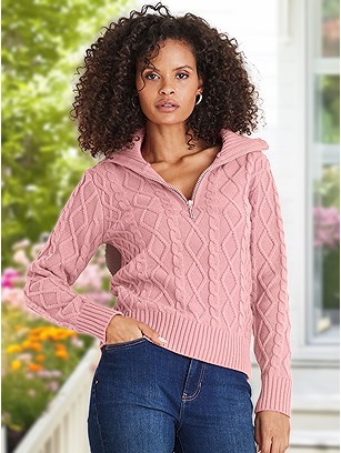 Cable Knit Zip Pullover product image (Z247721-BLMV_24148595.4SSS)